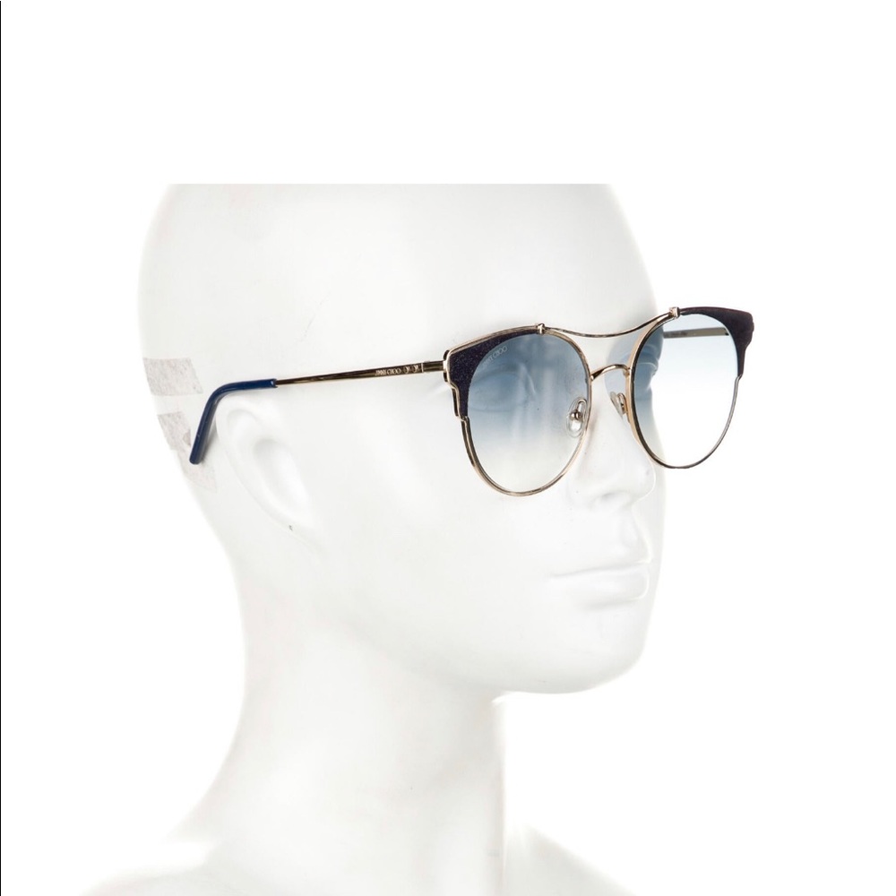 Jimmy Choo Gold tone Gradient Sunglasses